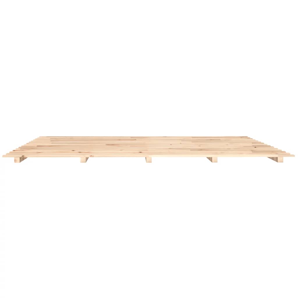 sengeramme 160x200 cm massivt fyrretræ
