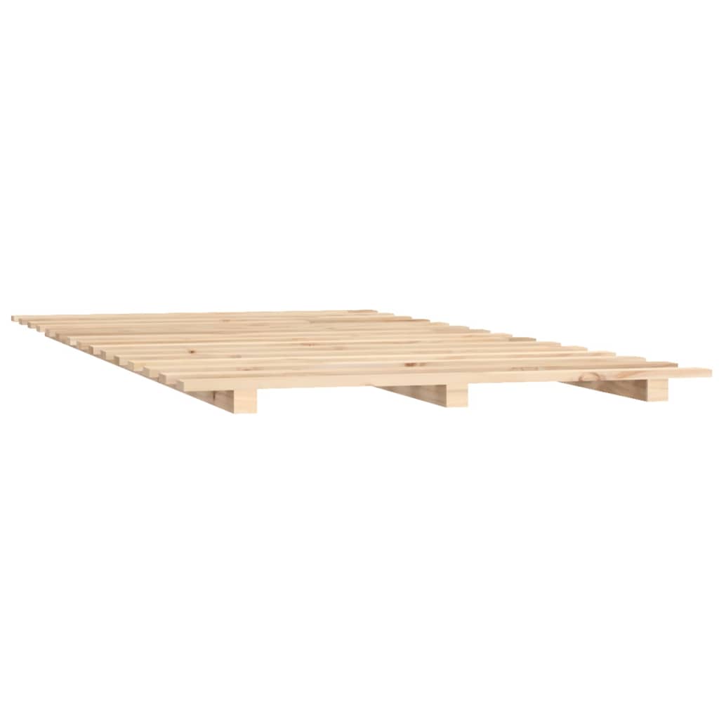 sengeramme 120x190 cm massivt fyrretræ