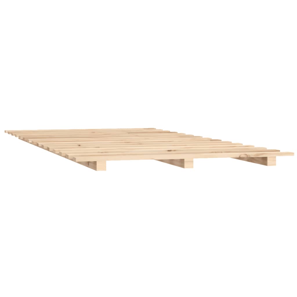 sengeramme 140x190 cm massivt fyrretræ