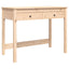 skrivebord med skuffer 100x50x78 cm massivt fyrretræ