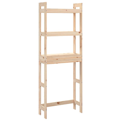 toiletstativ 63x26x171 cm massivt fyrretræ