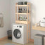 toiletstativ 63x26x171 cm massivt fyrretræ