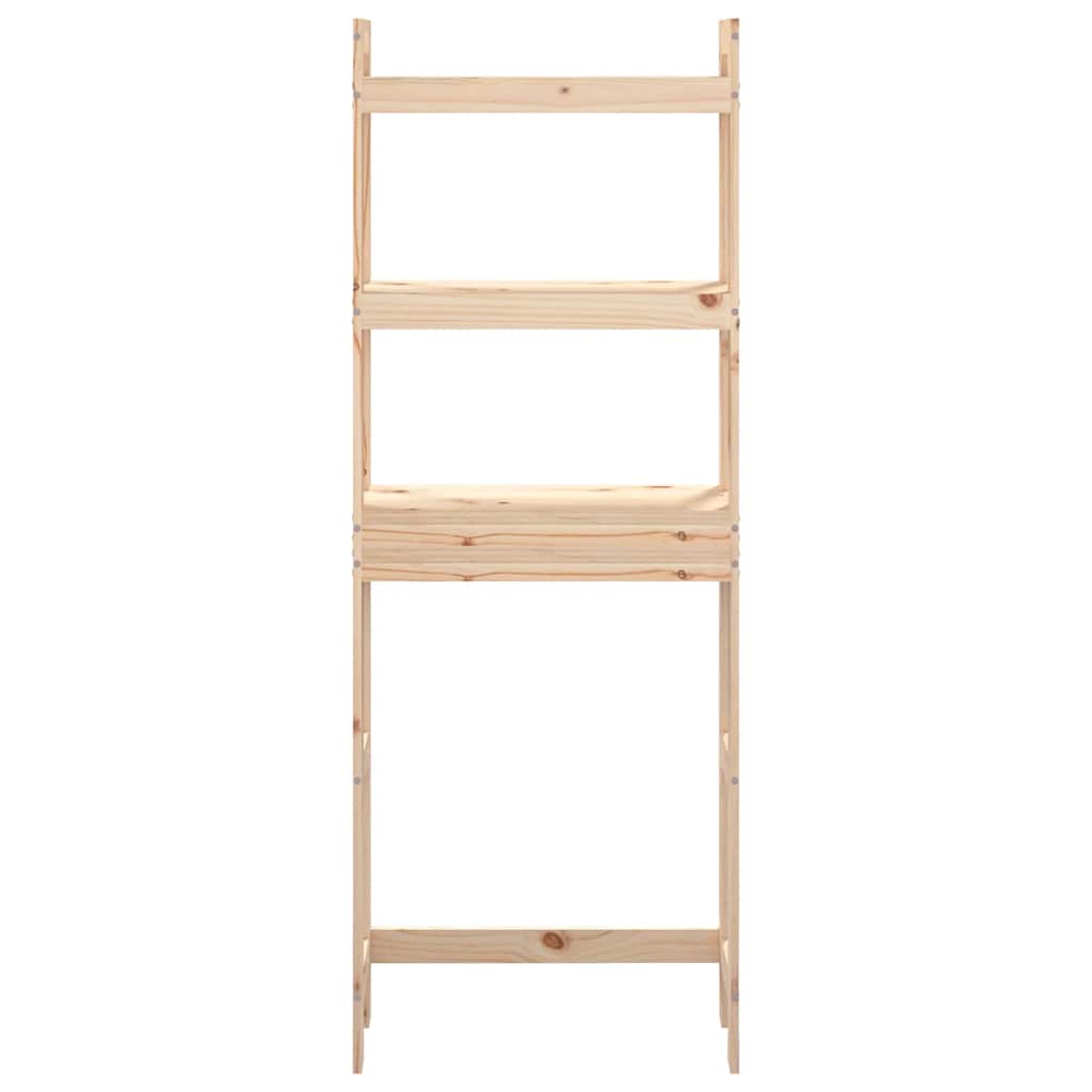 toiletstativ 63x26x171 cm massivt fyrretræ