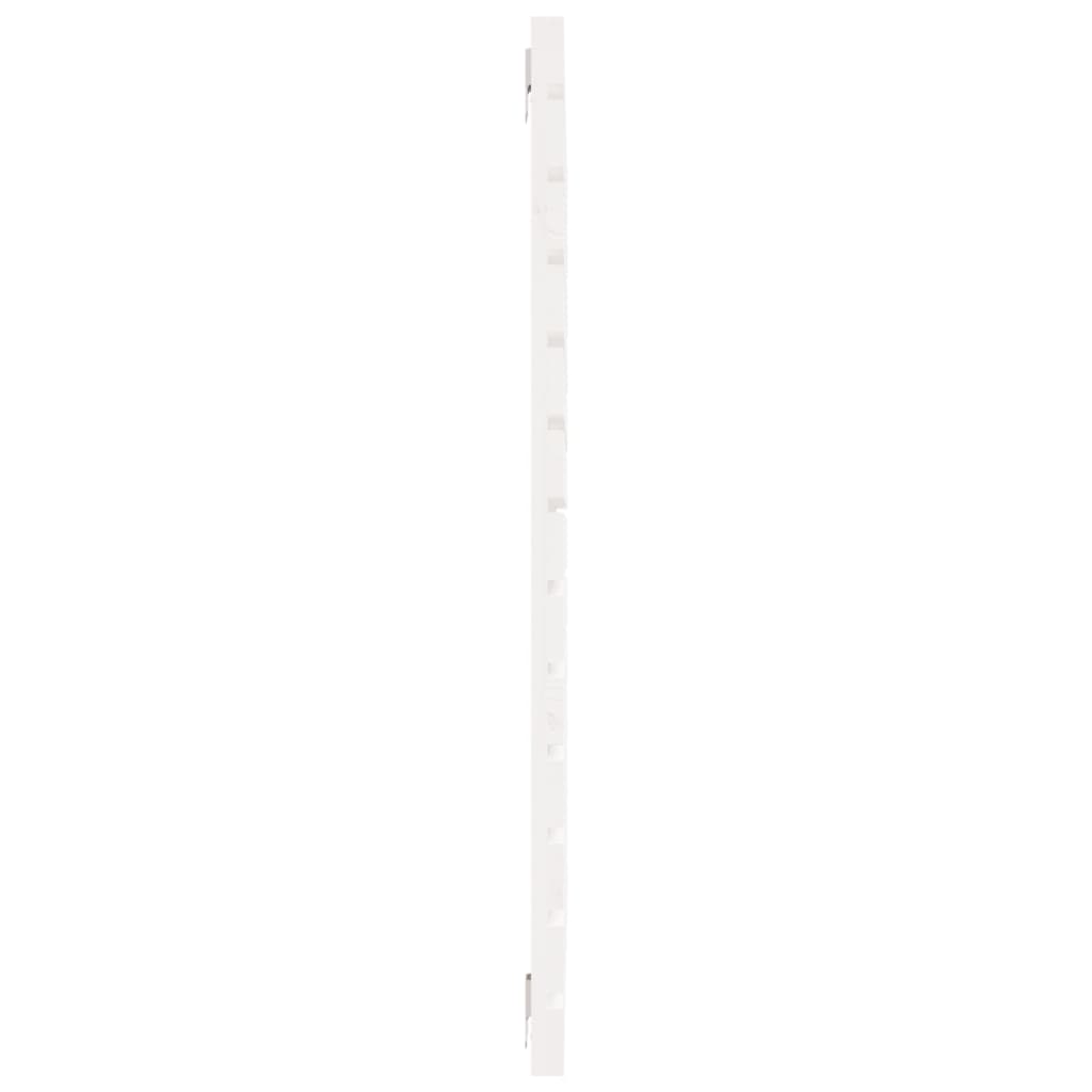 sengegavl 106x3x91,5 cm massivt fyrretræ hvid