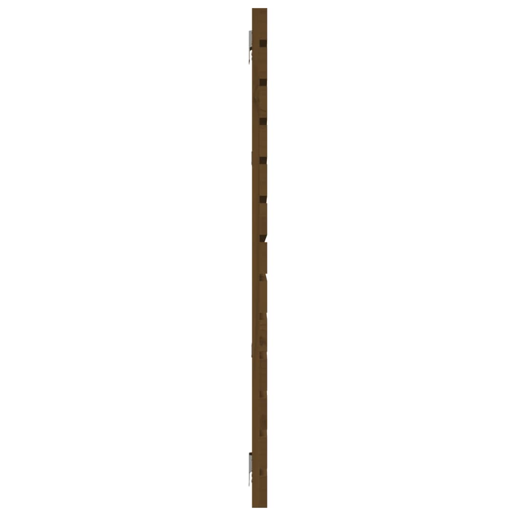sengegavl 206x3x91,5 cm massivt fyrretræ gyldenbrun