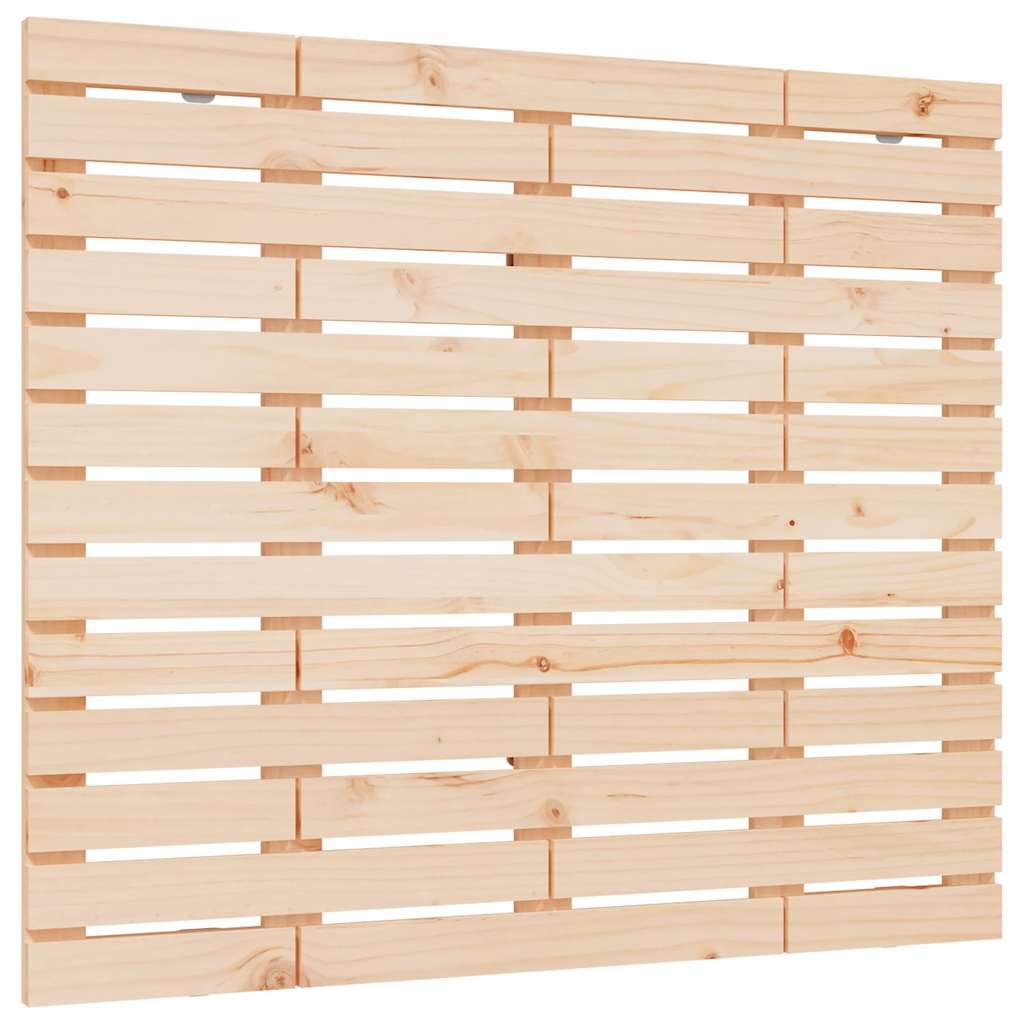 sengegavl 126x3x91,5 cm massivt fyrretræ