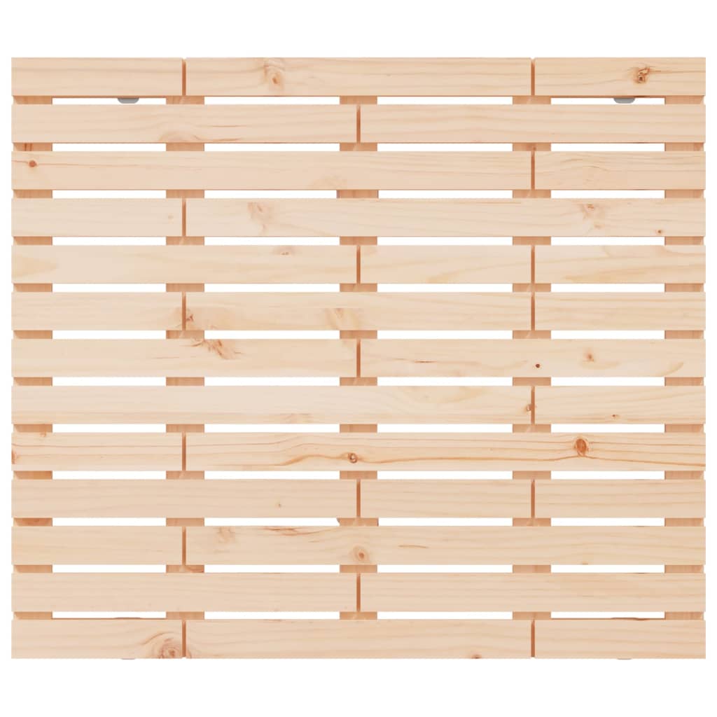 sengegavl 126x3x91,5 cm massivt fyrretræ
