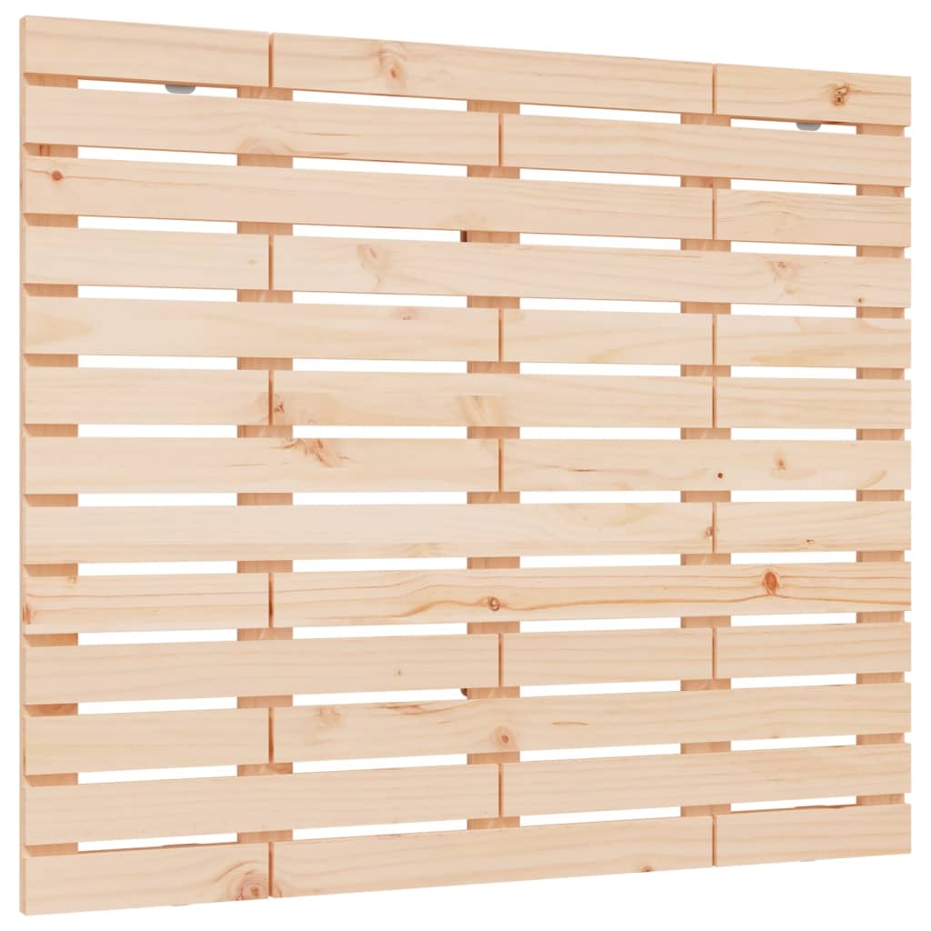 sengegavl 146x3x91,5 cm massivt fyrretræ