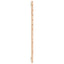 sengegavl 141x3x91,5 cm massivt fyrretræ