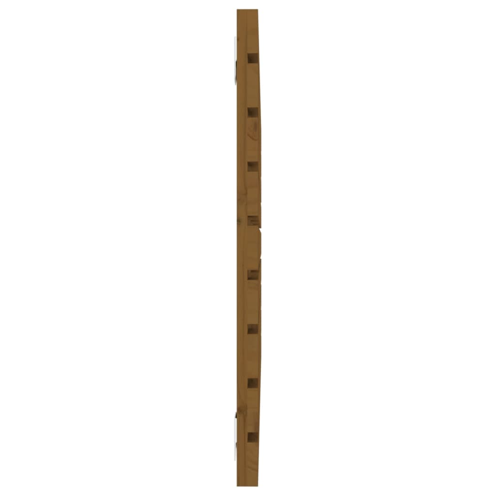sengegavl 106x3x63 cm massivt fyrretræ gyldenbrun
