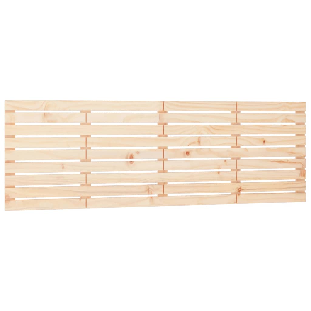 sengegavl 206x3x63 cm massivt fyrretræ