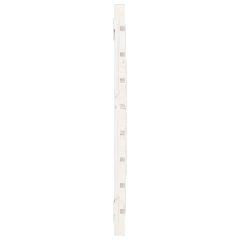sengegavl 96x3x63 cm massivt fyrretræ hvid
