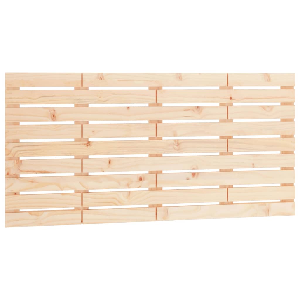 sengegavl 126x3x63 cm massivt fyrretræ