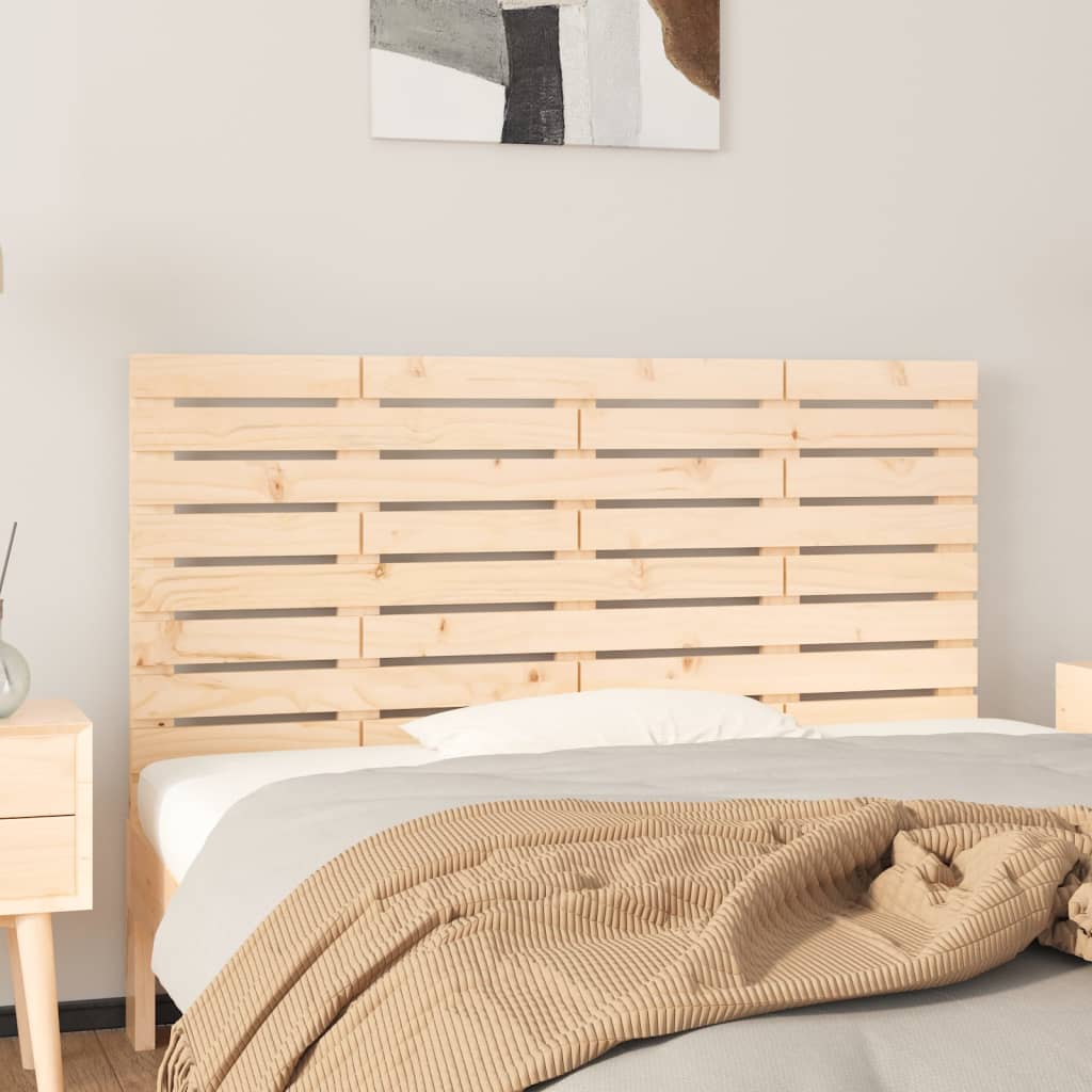 sengegavl 156x3x63 cm massivt fyrretræ
