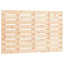 sengegavl 81x3x63 cm massivt fyrretræ