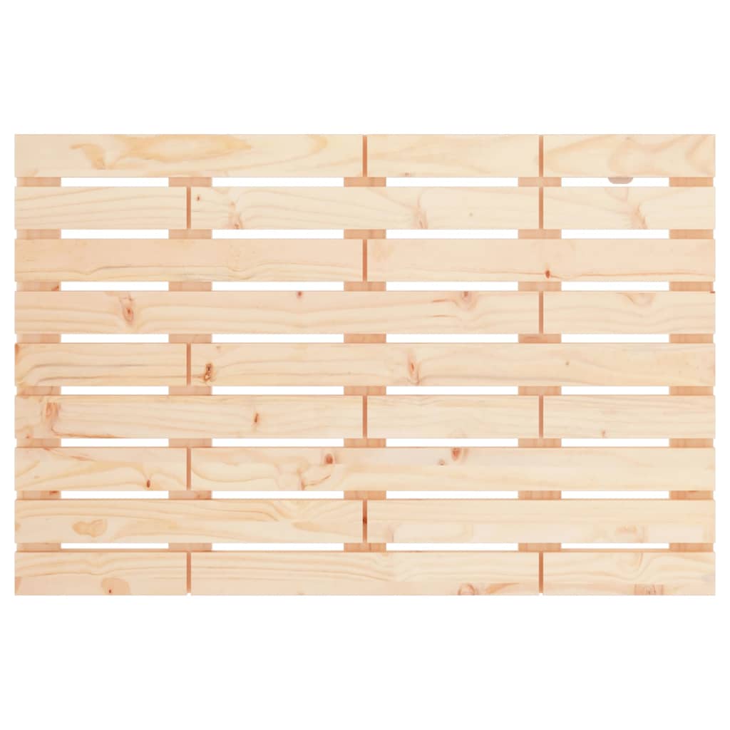 sengegavl 81x3x63 cm massivt fyrretræ