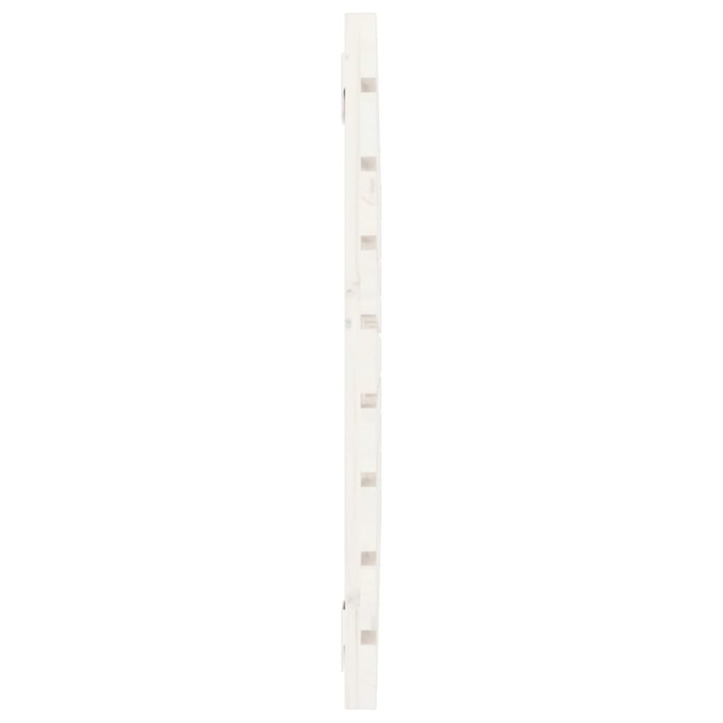 sengegavl 81x3x63 cm massivt fyrretræ hvid