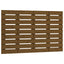 sengegavl 81x3x63 cm massivt fyrretræ gyldenbrun