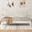 sengegavl 166x3x63 cm massivt fyrretræ hvid