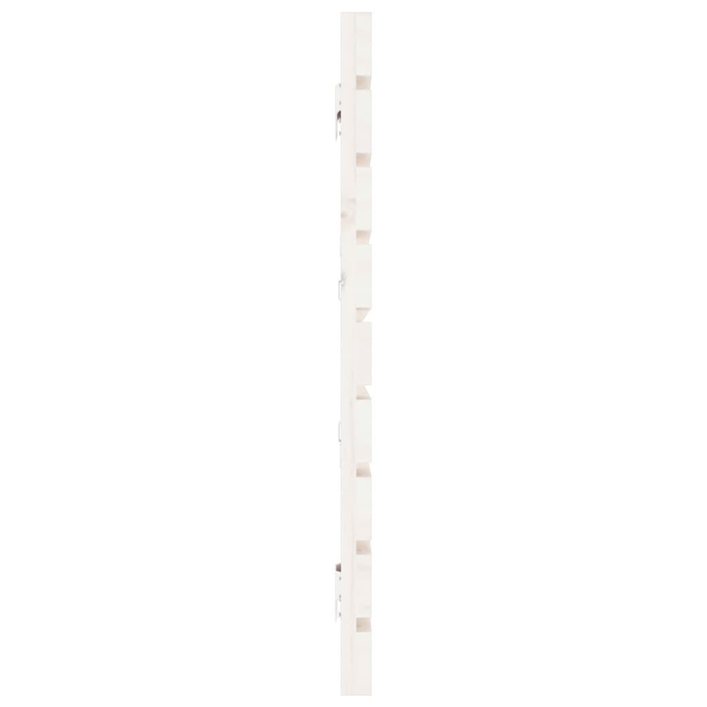 sengegavl 166x3x63 cm massivt fyrretræ hvid
