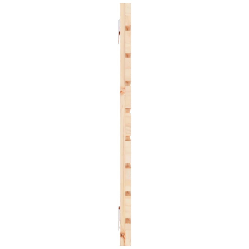 sengegavl 141x3x63 cm massivt fyrretræ