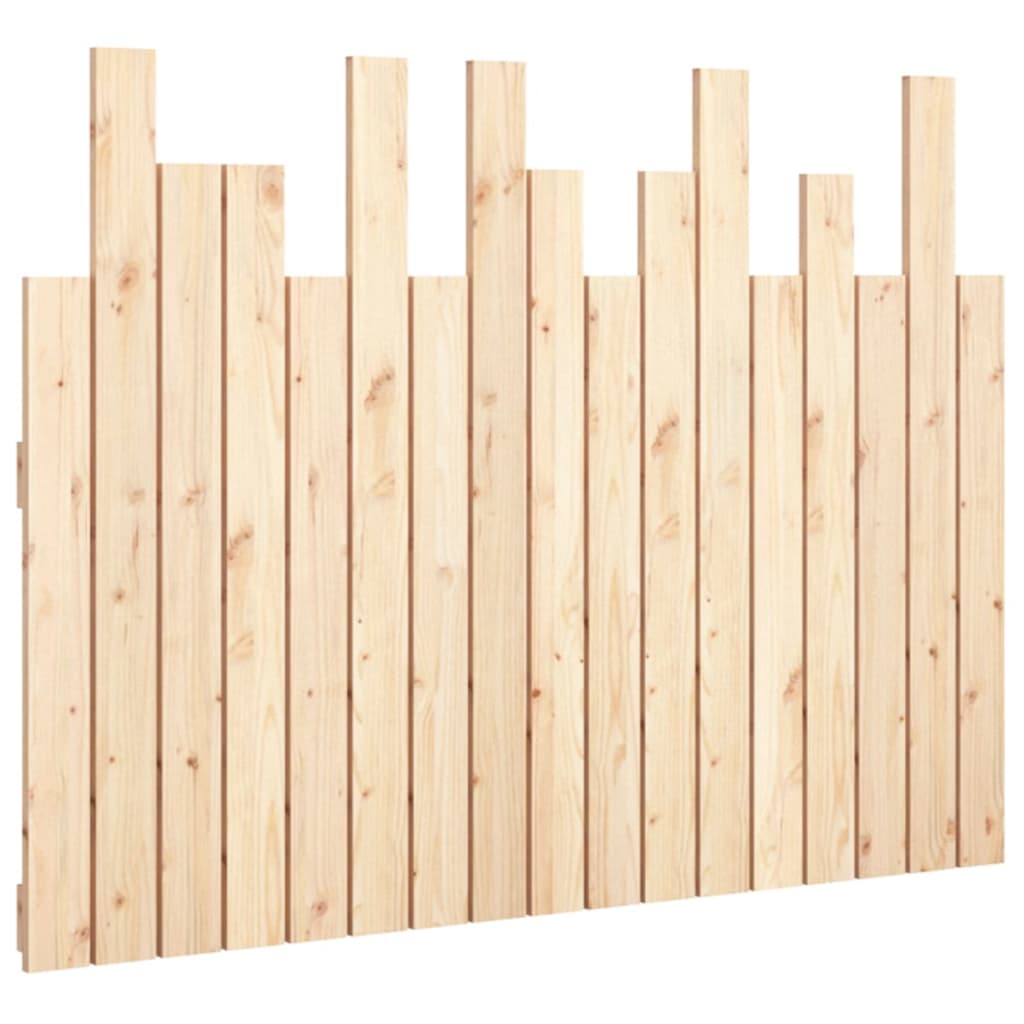 sengegavl 108x3x80 cm massivt fyrretræ