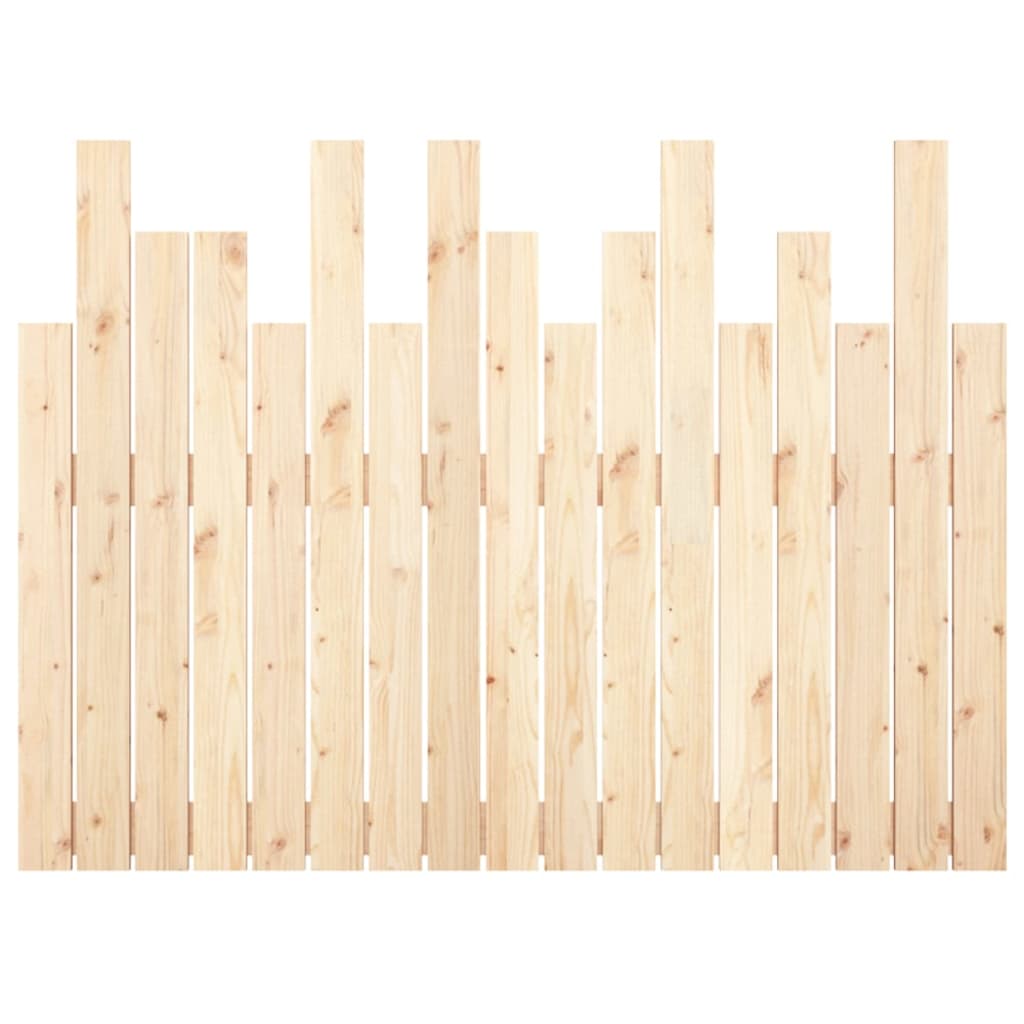 sengegavl 108x3x80 cm massivt fyrretræ