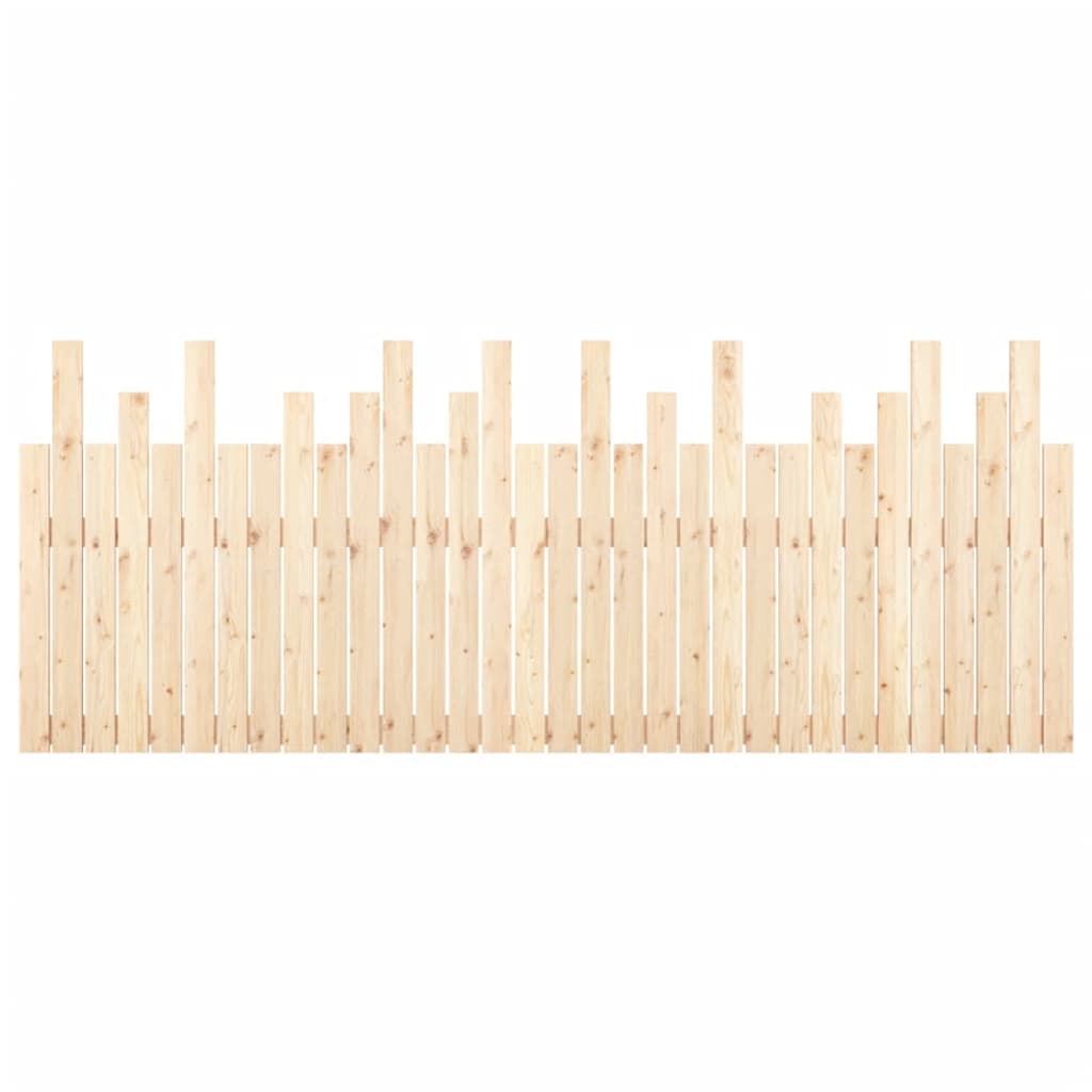 sengegavl 204x3x80 cm massivt fyrretræ