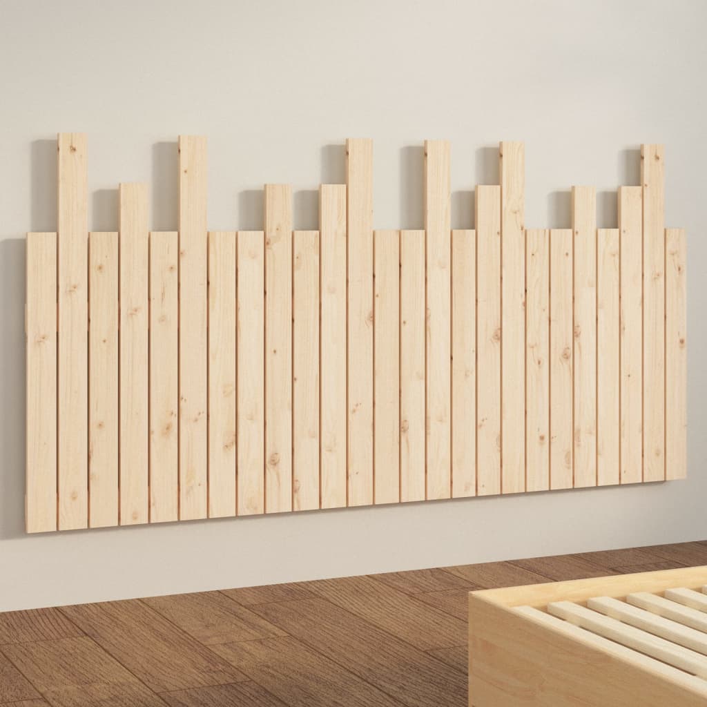 sengegavl 159,5x3x80 cm massivt fyrretræ