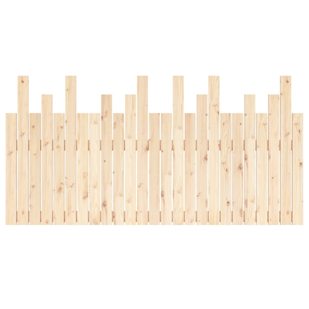 sengegavl 159,5x3x80 cm massivt fyrretræ
