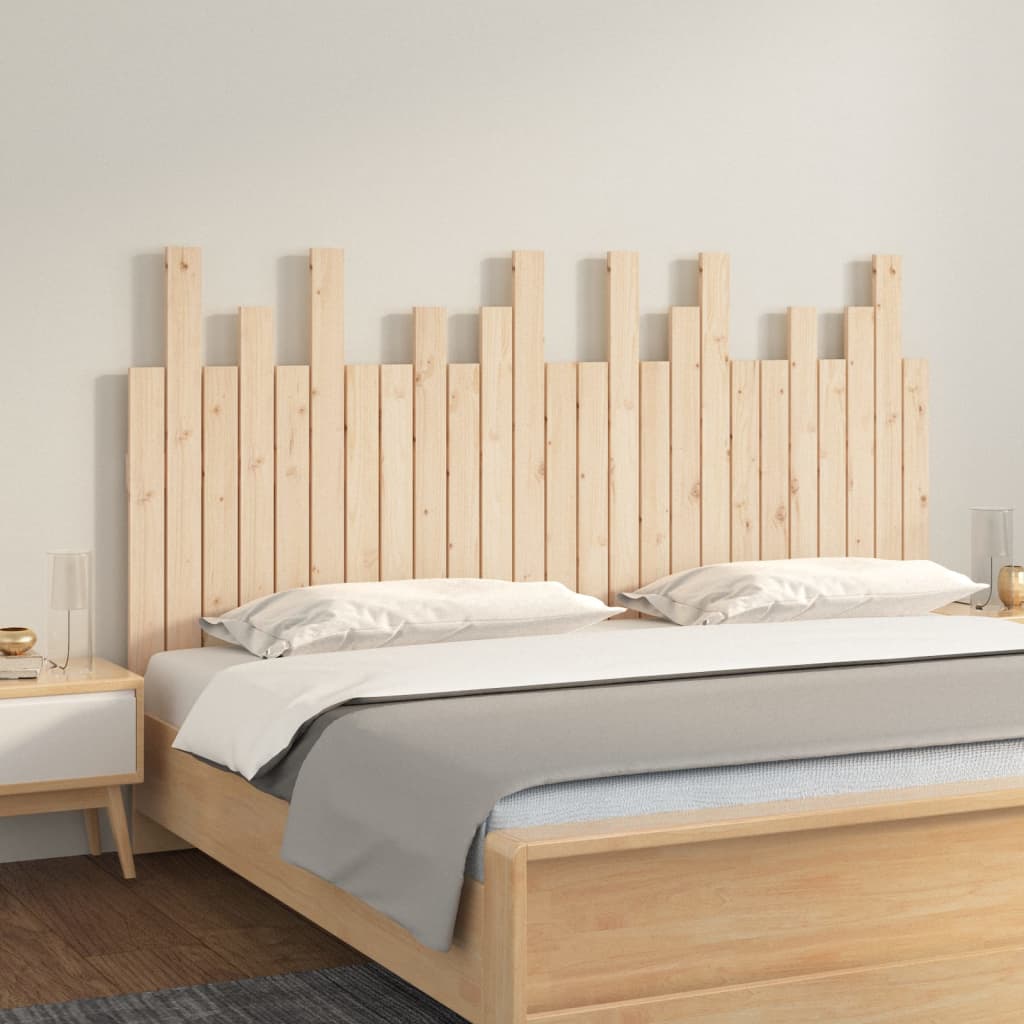 sengegavl 159,5x3x80 cm massivt fyrretræ
