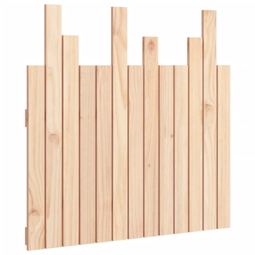 sengegavl 82,5x3x80 cm massivt fyrretræ