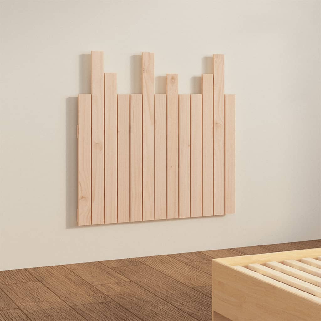 sengegavl 82,5x3x80 cm massivt fyrretræ