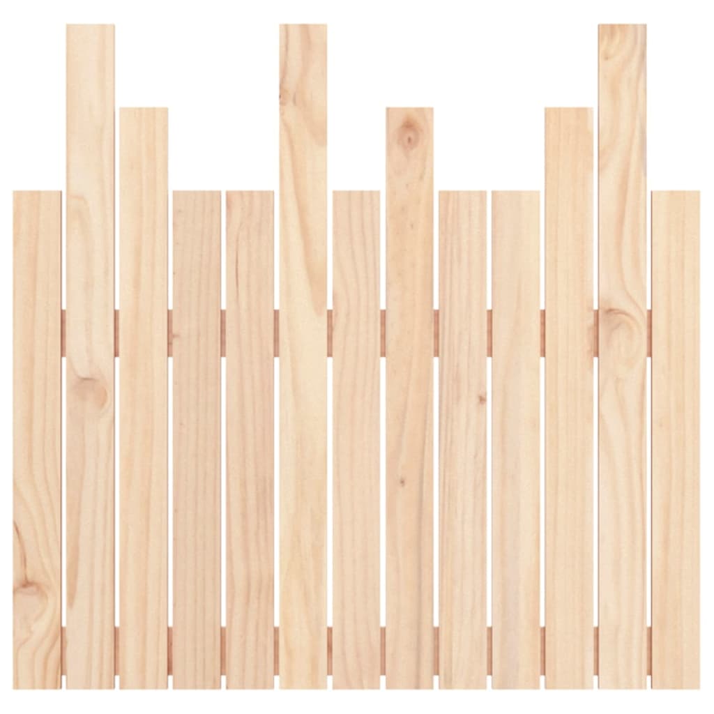 sengegavl 82,5x3x80 cm massivt fyrretræ