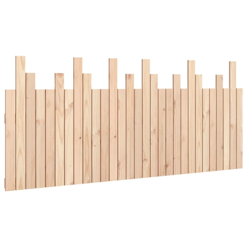 sengegavl 185x3x80 cm massivt fyrretræ