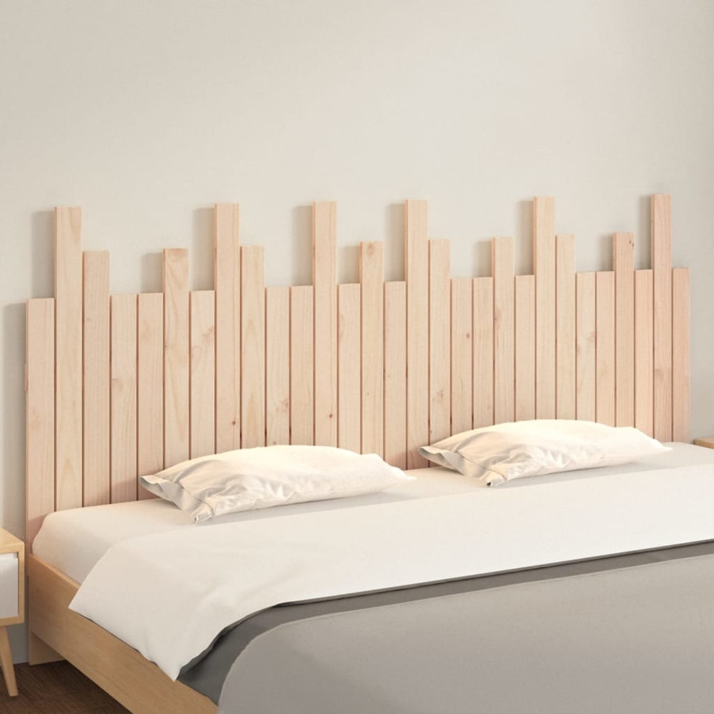 sengegavl 185x3x80 cm massivt fyrretræ