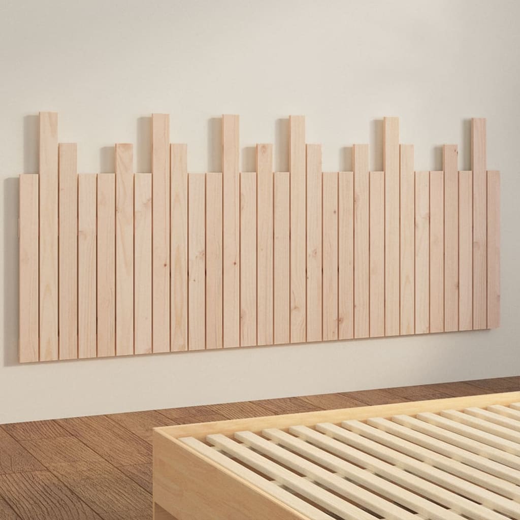 sengegavl 185x3x80 cm massivt fyrretræ