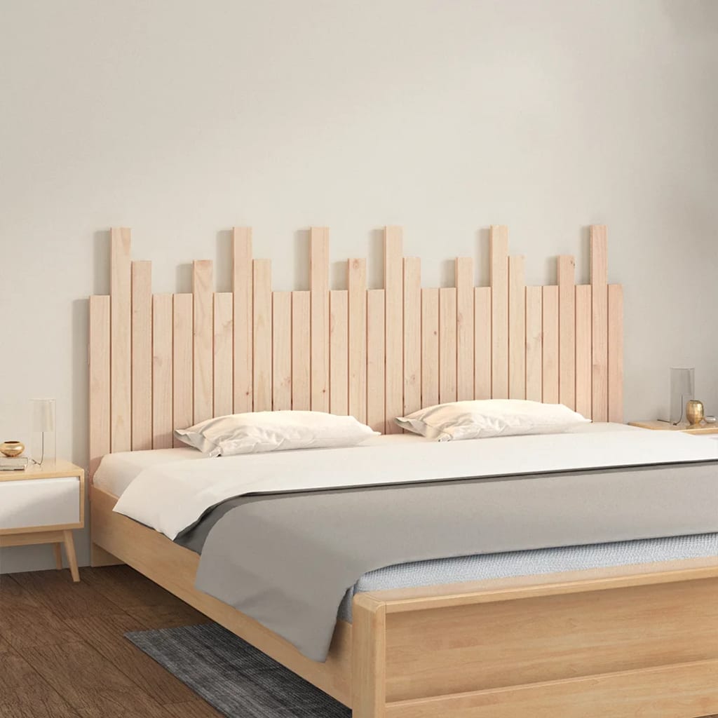 sengegavl 185x3x80 cm massivt fyrretræ