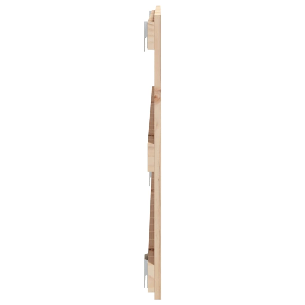 sengegavl 108x3x60 cm massivt fyrretræ