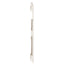 sengegavl 108x3x60 cm massivt fyrretræ hvid
