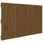 sengegavl 108x3x60 cm massivt fyrretræ gyldenbrun