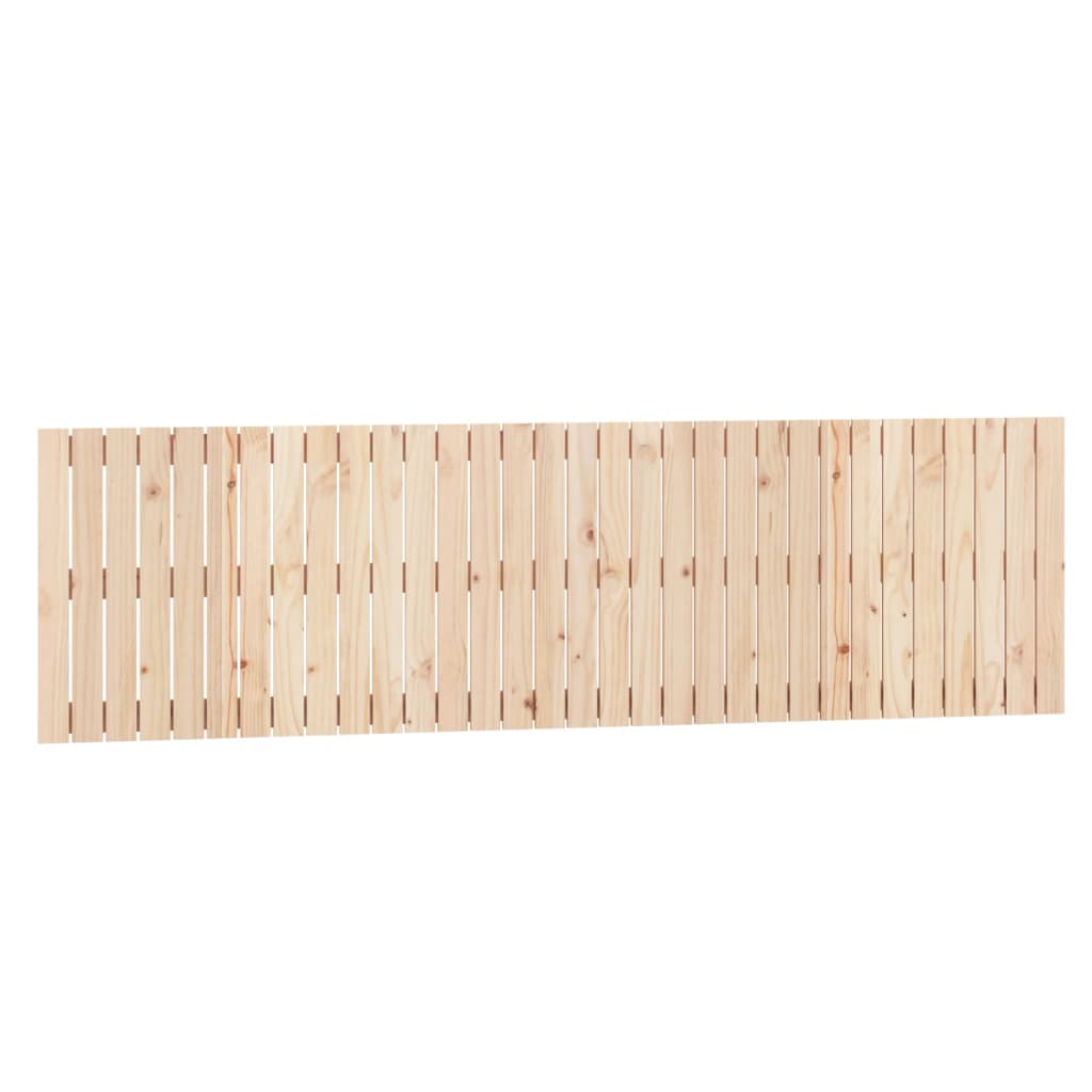 sengegavl 204x3x60 cm massivt fyrretræ