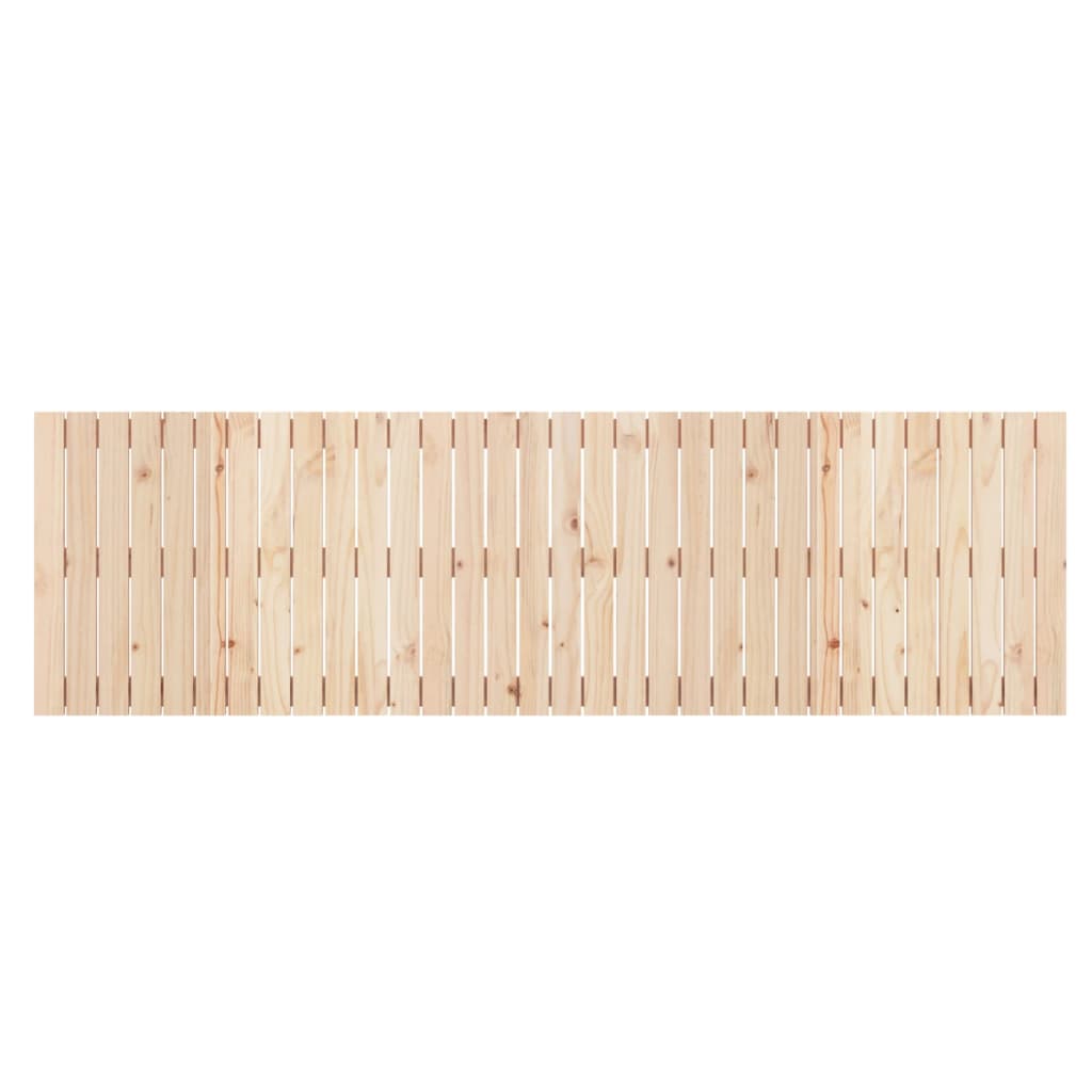 sengegavl 204x3x60 cm massivt fyrretræ