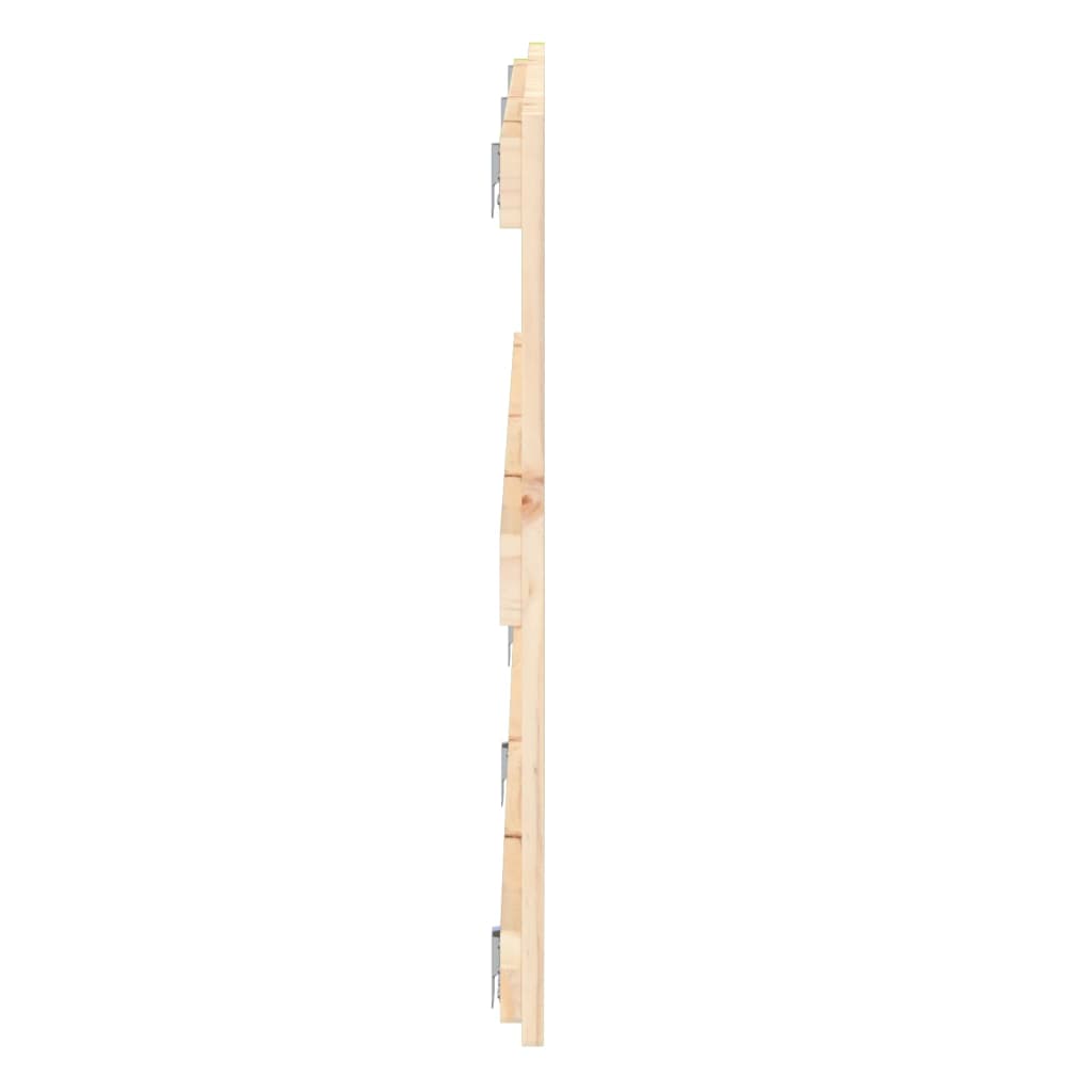 sengegavl 204x3x60 cm massivt fyrretræ