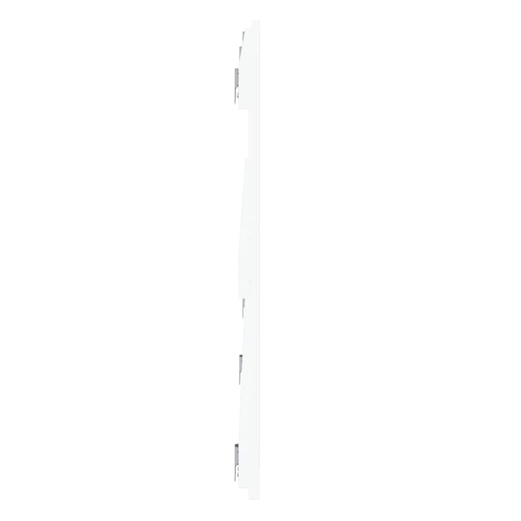 sengegavl 204x3x60 cm massivt fyrretræ hvid