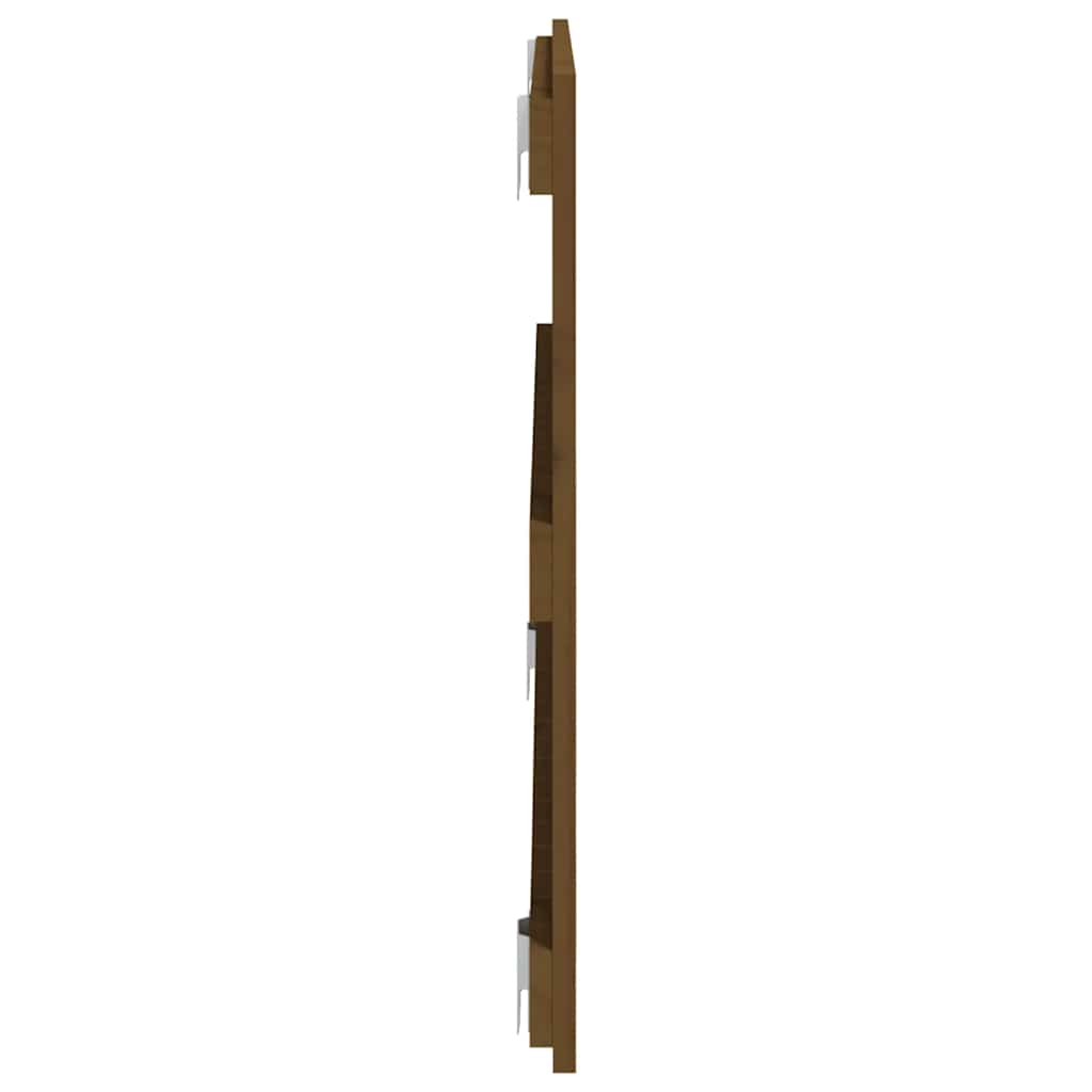 sengegavl 95,5x3x60 cm massivt fyrretræ gyldenbrun