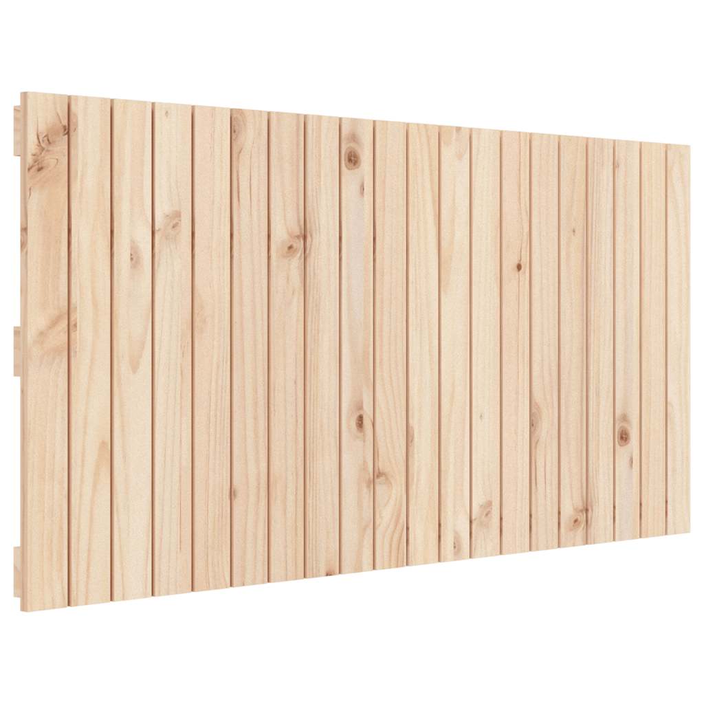 sengegavl 127,5x3x60 cm massivt fyrretræ