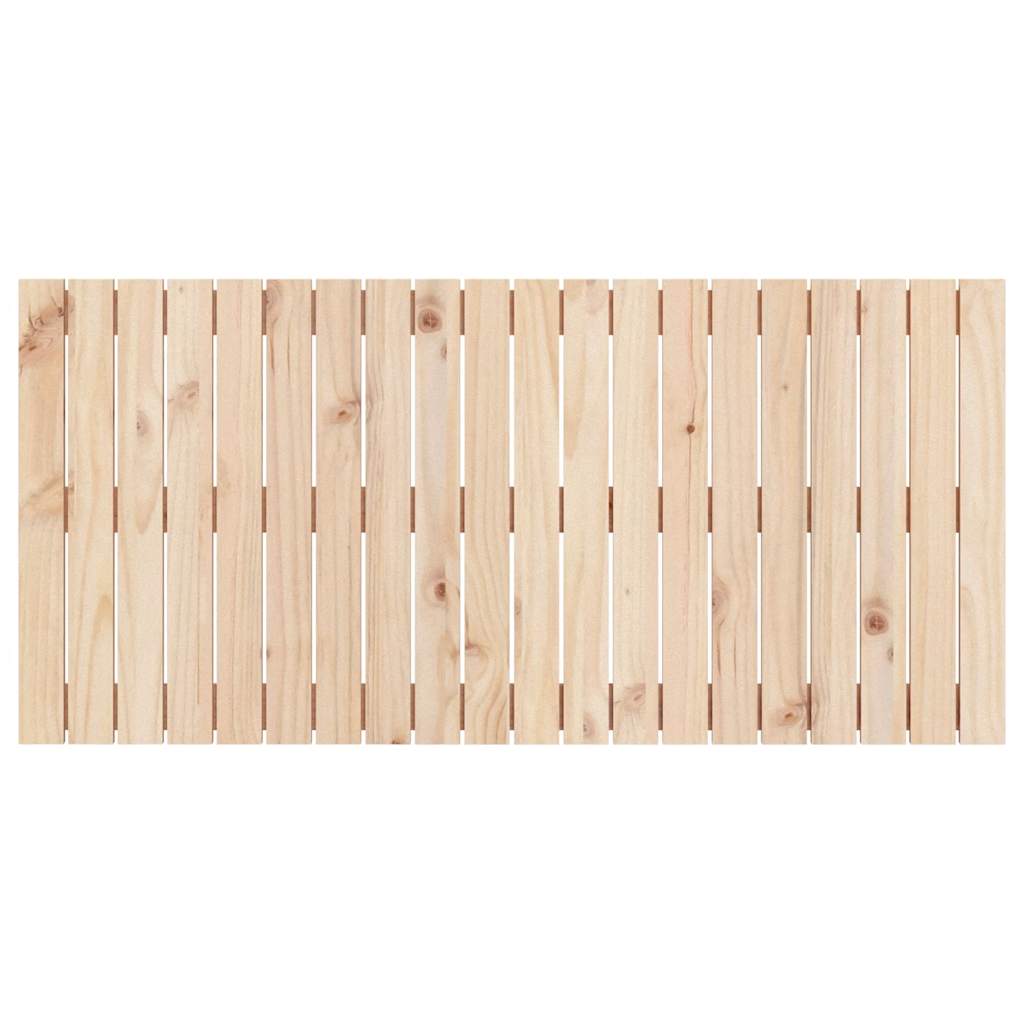 sengegavl 127,5x3x60 cm massivt fyrretræ