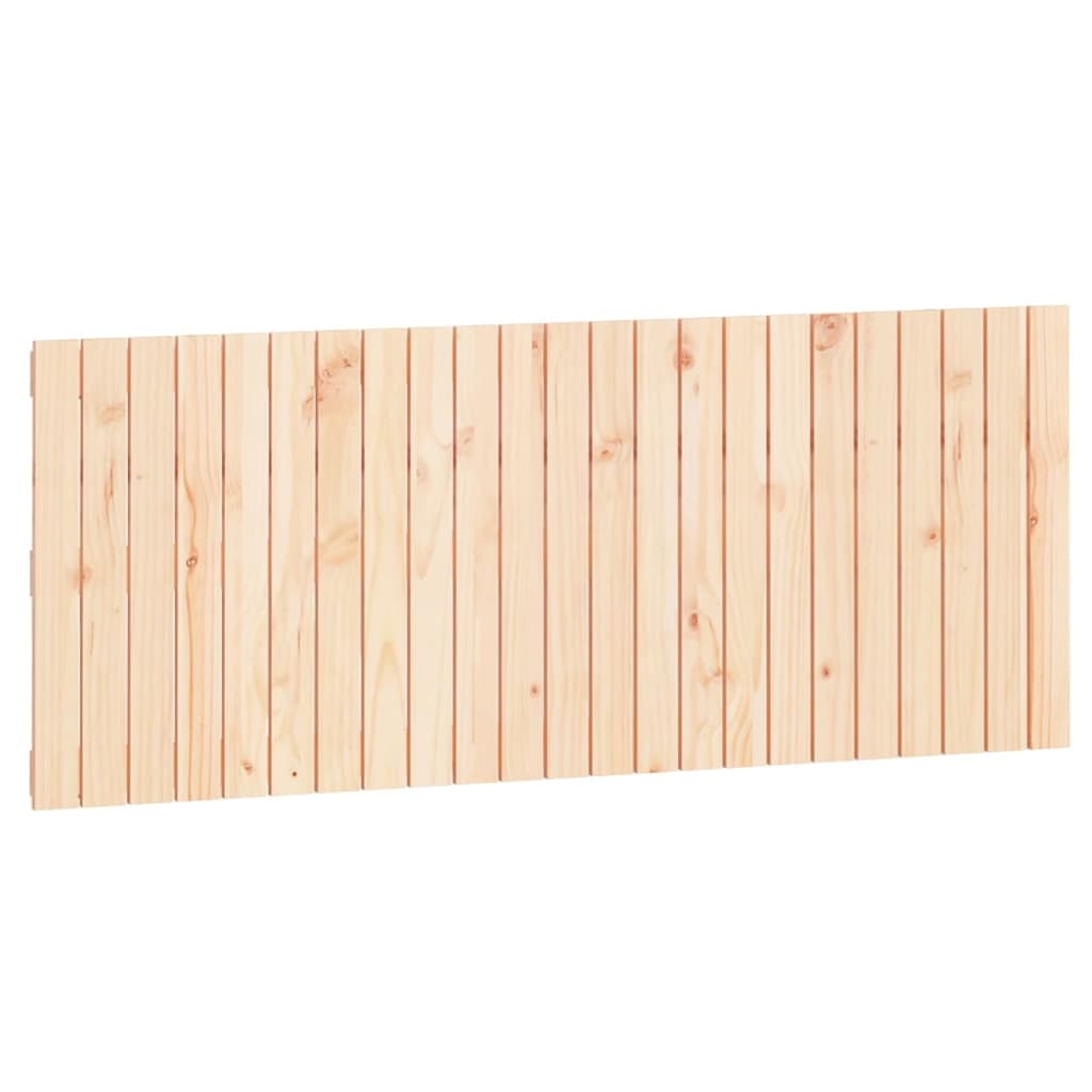 sengegavl 147x3x60 cm massivt fyrretræ