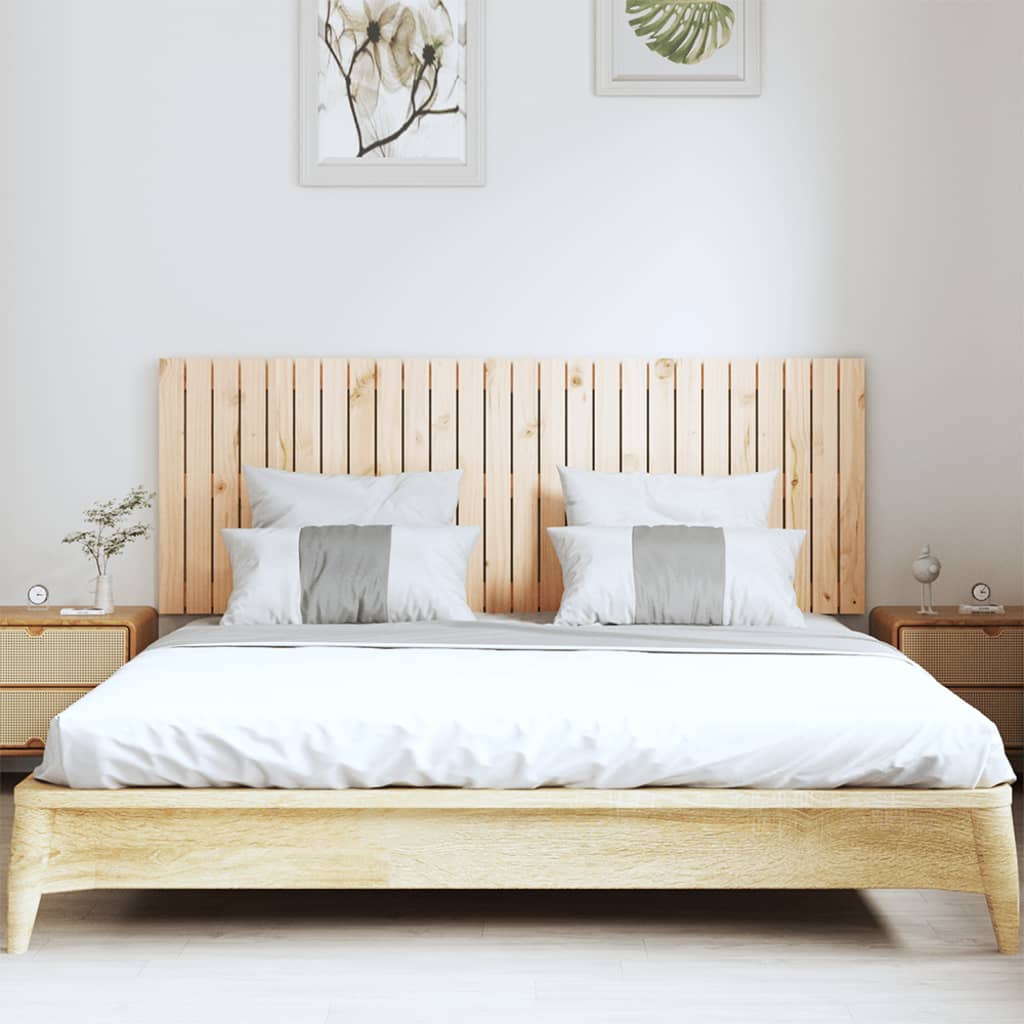 sengegavl 166x3x60 cm massivt fyrretræ